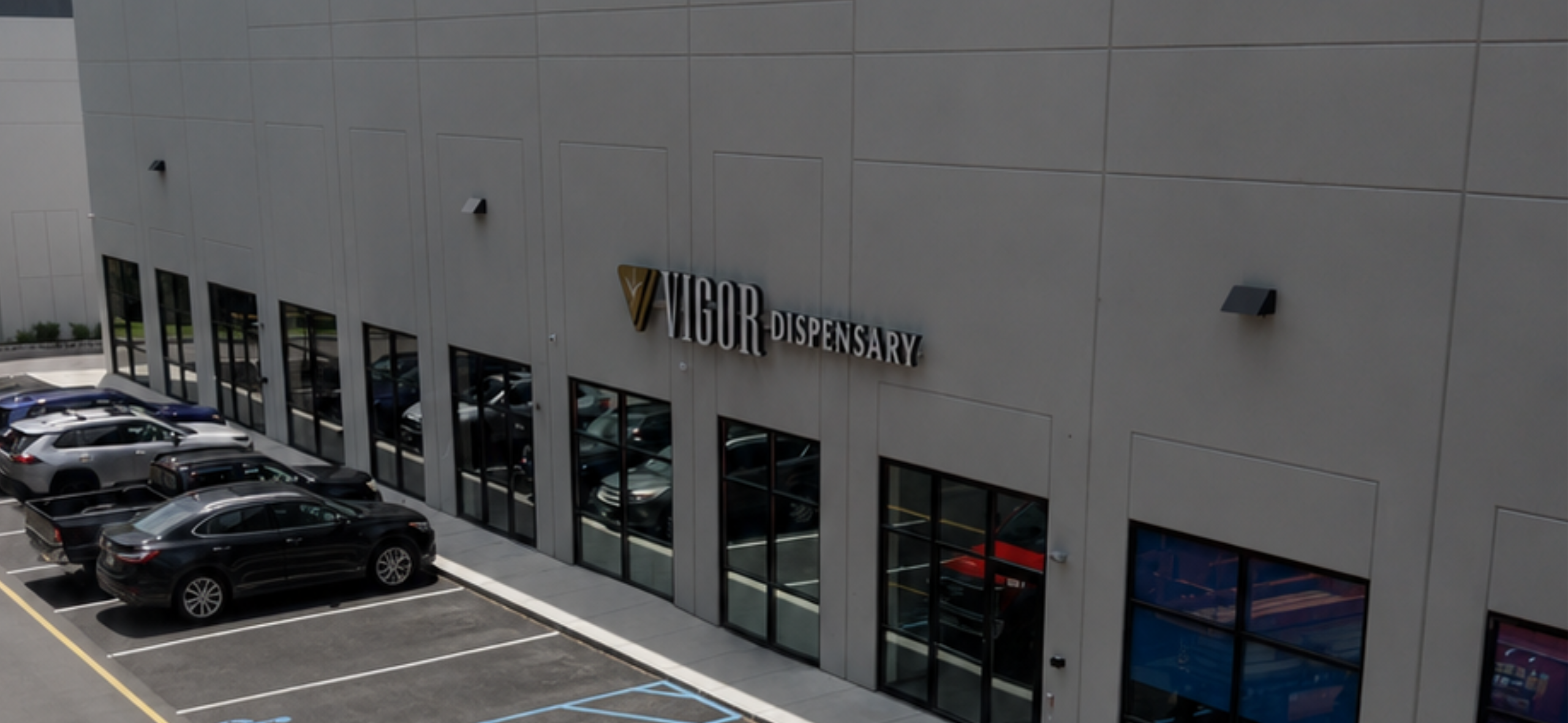 Exterior of Vigor Dispensary in Tinton Falls, New Jersey